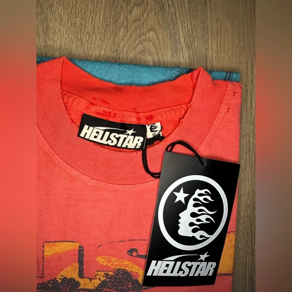 Hellstar Rasta ‘Multi’ T-Shirt - Picture 5 of 9
